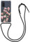 kwmobile Necklace Case kompatibel mit Samsung Galaxy S20 FE Hülle - Silikon Cover mit Handykette - Rosa Weiß Transparent Magnolien