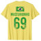 Brasilien TShirt Sauf Trikot Fussball Name Masturbinho Fan T-Shirt
