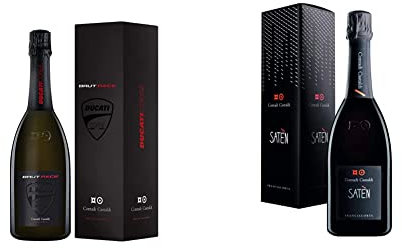 Contadi Castaldi Brut Ducati, DOCG - Bottiglia da 750 ml. Vino con 80% Chardonnay, 10% Pinot Nero, 10% Pinot Bianco, Ottimo per Pesce, Carni Bianche. Ottimo Regalo & Satèn - Astucciato - 750 ml