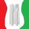 HYPER form Set Posate Riutilizzabili, Bis Forchetta Coltello Tovagliolo 500 Pezzi