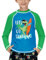 Jungen Atmungsaktiv UV Shirt UPF 50+ Schnelltrocknend Rundhals Rashguard Beach Gelbgrün 120