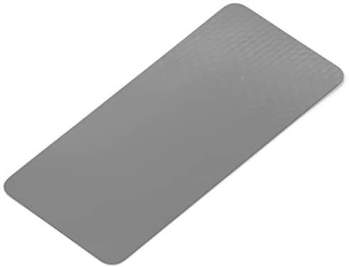 Generisch Planen-Reparatur-Pflaster – Wasserdichtes Reparaturband selbstklebend für LKW-Plane, PVC-Plane, Markise, Zelt (RAL 7038 grau, 21 cm x 50 cm)