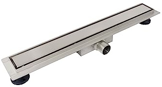 Balneo Duplex Standard Duschrinne 100 cm, Edelstahl AISI 304 | Edelstahl AISI 304, Wendepanel Fliese/Design, Einbautiefe ab 52 mm, 49 l/min, Schmutzfangsieb, 10 J. Garantie