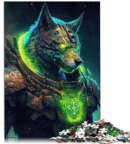 Space marine wolves Jigsaw Puzzles for Adults Puzzle Cardboard puzzles 1000 Pieces Jigsaw Puzzle For Family Fun & Game Night 10.27 x 20.47/26 * 38cm.