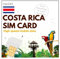 travSIM Costa Rica SIM Karte | 6GB Mobile Daten | Freies Roaming in EL Salvador, Guatemala, Nicaragua und Panama | Der Plan auf der Costa Rica SIM Karte ist für 30 Tage gültig
