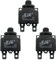 3x Mini Sicherungsautomat 3 Ampere Sicherung | Max. 250VAC/32VDC | Durchsteckmontage | für 6,3mm Kabelschuhe | Perfekt für KFZ, Camper, Traktoren, Modellbau...