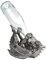 Needzo Steampunk Drache Weinflaschenhalter, metallische Gothic-Tischdekoration, 10,2 x 25,4 x 17,8 cm