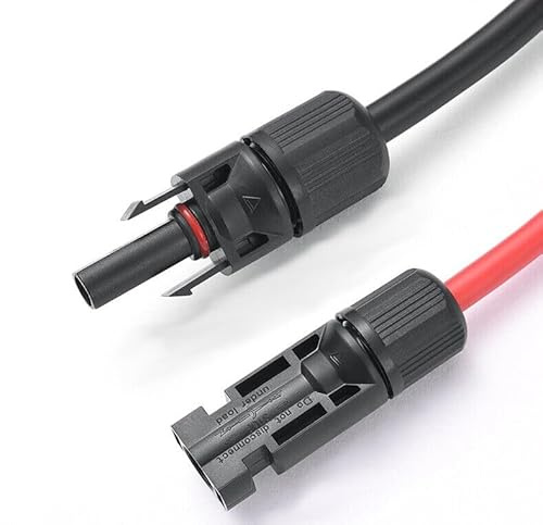 Green.de solaranlage - Solarkabel Helukabel 4mm², 6mm² - Solar Verlängerungskabel outdoor - Verlängerung 1-50m - Photovoltaik Kabel in rot oder schwarz - PV Kabel von Solarmodulen -Für Solarpanel