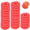 25 Pcs Smoke Detector Cover,Reusable Plastic Smoke Alarm Dust Covers,Stretch Elastic Fire Alarm Dust Covers,Red Smoke Detector Cover Caps for Home Cooking Kitchen Baking