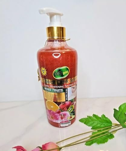 Veetgold Clear Dark Spots Shower Gel- Veetgold Clears Dark Spots, Brightens Skin Tone, Hydrating & Nourishing, 1 Pcs