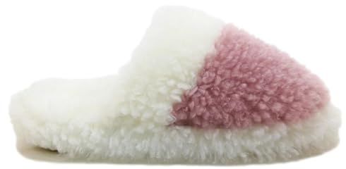 Heavenly Feet Pillow Mule Fluffy Slippers, Memory Foam, Faux Wool, Small/Medium/Large