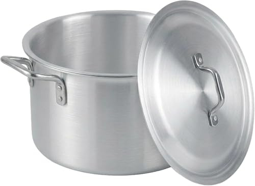 Suacepan Stockpot Large Deep Cooking Pan Stock Pots Casserole Saucepot Resturent Catering Pan (41cm)