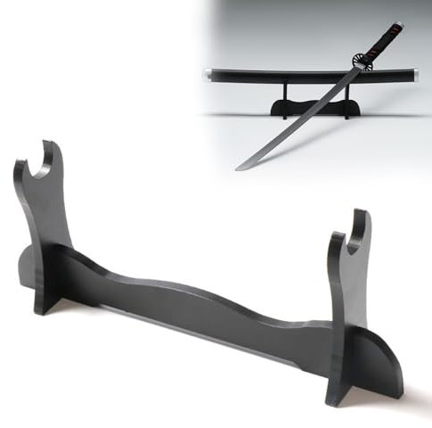 TMRBBesty Schwerthalter,Schwertständer,Katana Ständer,Japanischer Samurai-Schwert-Halter,Samurai-Schwertständer,Katana Halterung,Samurai Display Rack, Schwert Rack,Geeignet für die Waffenpräsentation