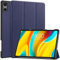 SATURCASE Custodia per tablet Teclast T50 Pro da 11, in pelle PU, pieghevole, sottile, leggera, con funzione di accensione e spegnimento automatico (blu scuro)