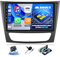 OiLiehu 4+64G Android 13 2 DIN Carplay Android Auto para Mercedes Benz W211 Clase E Clase CLS W219 2005-2008 Pantalla Radio Coche 9 Pulgadas Bluetooth FM/RDS GPS WiFi EQ Camara Marcha Atras