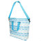 AKTIVE Nevera portátil Blanda 20L (55x43x13 cm) con Asas y Bandolera, Diseño Olas, Bolsillo Exterior, Ideal para Mantener la Temperatura de Alimentos y Bebidas, Sin CFC ni colorantes azoicos, (62409)