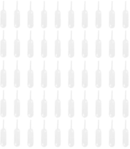 50 Stück Squeeze Transfer Pipetten Tropfer für Cupcakes Erdbeeren 4 ml Silikonformen für Seifen groß