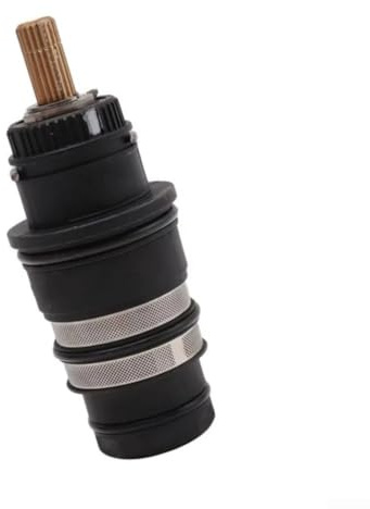Niceminiwall Ersatz-Thermostat-Duschventilkern 98282000 Messing-Mischkartusche, auslaufsicher, Kunststoff, Metall, passend für Badezimmer-Wasserhahn