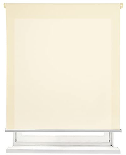 MERCURY TEXTIL-Estor Enrollable translúcido Liso (Beige, 150x180cm)