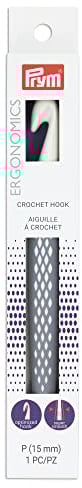 Prym 57210 Häkelhaken, Gummi, Größe P16/11,5 mm, P (15 mm)
