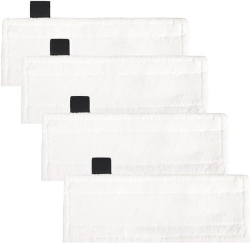 FIND A SPARE 4 Pack Steam Cleaner Pads For Karcher Easyfix Sc2 Sc3 Sc4 Sc5 Series Spare Microfibre Floor Cloths Compatible with the Floor Nozzle Alternative to 28632590