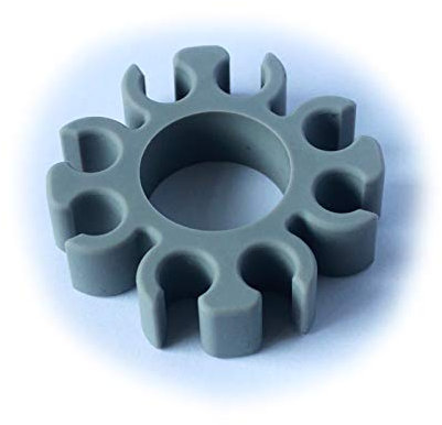 Gunking 4 Paar Silikon-Halterung für elektrische Trommelstöcke Roland V TD für Yamaha E-Drum-Zubehör