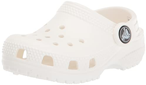 Crocs Classic Clog T, Zoccoli Unisex - Bambini e ragazzi, Bianco, 27/28 EU