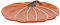 HEMOTON Keramik Kürbis Teller Steakteller Porzellan Servierteller Halloween Erntedankfest Deko Tischdeko Speiseteller Beilagenteller Pizzateller Salatteller Servierplatte Herbstdeko