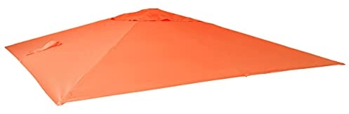 Mendler Toile pour Parasol de Luxe HWC-A96 3x3m (Ø4,24m) Polyester 2,7kg - Terre-Cuite