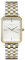 Rosefield Damen Armbanduhr Octagon Duo Gold Silbernes Edelstahlarmband weißes Zifferblatt Analog OWSSSG-O48