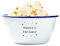 Little Stars Personalised Popcorn Bowl/Children's Birthday Gift/Gift For Children (Large Bowl, Star Design, Blue Rim)