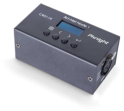 Pknight Bidirektionale ArtNet DMX-Ethernet-Beleuchtungs-Controller-Schnittstelle, ein Universum (RDM nicht unterstützt)