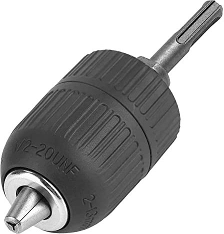 Treki Portabrocas sin Llave con Adaptador SDS de 1/2 Plástico 2-13mm Portabrocas de Cambio Rápido Taladro Chuck Keyless Drill Chuck Herramienta de Conversión Desmontable para SDS, GSB y GSR