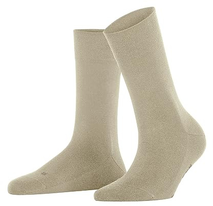 FALKE Damen Sensitive New York Socken druckfreier Komfortbund flache Naht gegen Druckstellen einfarbig komfortabel für Diabetiker Alltag Business atmungsaktives nachhaltiges Lyocell 1 Paar