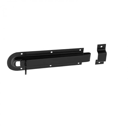 DMX - Riegel Schlossriegel Türschlossriegel Türriegel Schwarz - WZD - 160x46x1,0