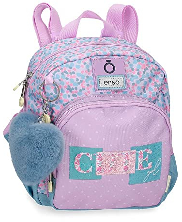 Enso Süßes Mädchen Kleiner Rucksack Lila 19x23x8 cm Polyester 3,5L