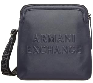 Armani Exchange Men's Panarea, Big Embossed Logo Flat, Night Sky