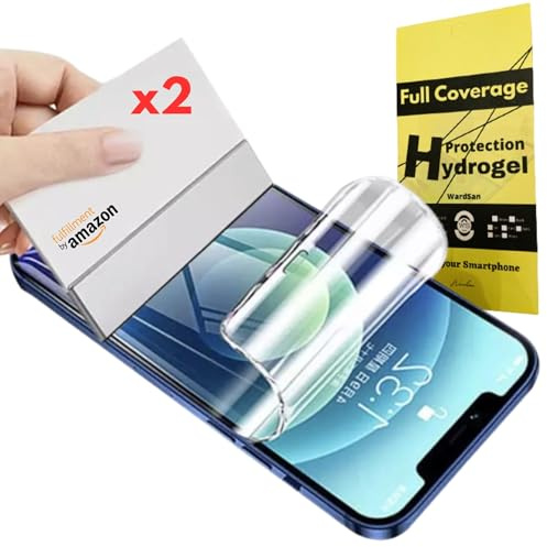 WARDSAN [Pack of 2] for IPHONE 15 PRO MAX 6.7 Inches - Hydrogel Screen Protector – HD Clear Flexible TPU Film | Soft Gel Protective, Self-Healing, Anti-Scratch & Case Friendly (Not Tempered Glass)