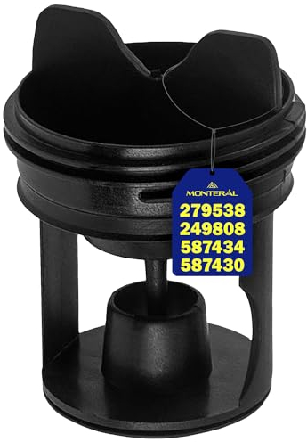 Washing Machine Pump Filter 79 x Ø 59 mm with the Original Code 279538 249808 for Gorenje - Warranty 10 Years - MONTERAL