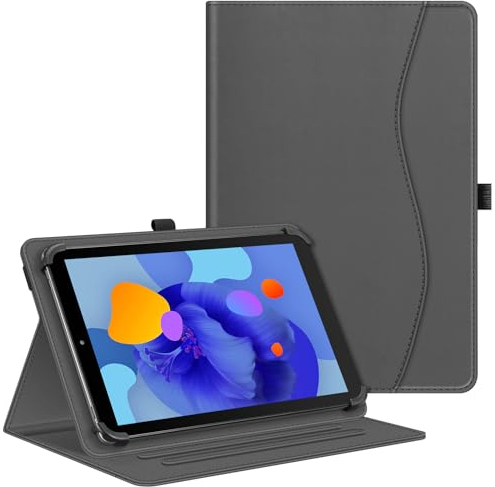 Fintie Tablet Universal Hülle für 11 Zoll DOOGEE U11/U11 Pro/Blackview Tab90 11/TABWEE W90 11/Whitedeer/HotLight/DOOGEE U10 10 Zoll, Multi-Winkel Hülle Universal für 9-11 Tablet, Space Grau
