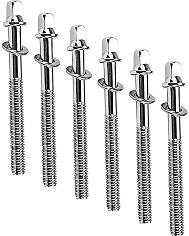 Mikinona Snare Drum Lug Bolt 6 Stück Bass Drum Spannstangen Jazz Schrauben Drum Hardware Zubehör