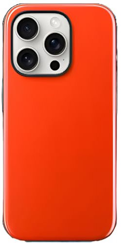 NOMAD Sport Case für iPhone 16 Pro Max | Hülle aus Polycarbonat mit TPE-Bumper | mit Satin PET-Beschichtung | MagSafe-kompatibel | Magma
