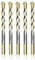 Teronbeta 5 Piezas Brocas Azulejos 10mm Brocas Multi Construction para Porcelanico, Hormigón, Cerámica, Vidrio, Masonería