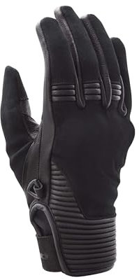 Road Denim Damen Leder Handschuh - Touchscreen - Stretchzonen - Knöchelschutz