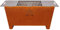 White Fire Barbecue-Plancha en Acier Corten Urban, 70x35xh 30 cm