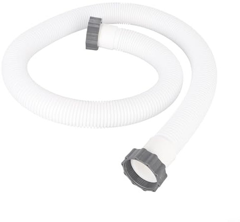 Cloudpower Tubo di ricambio per piscina Intex 29060E, con dadi, lunghezza 150 cm, per piscina con diametro di 38 mm