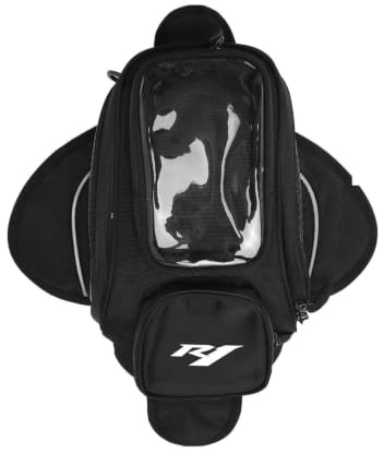 Aimazom Motorrad Tankbeutel Tankrucksack Für Yamaha YZFR1 YZF R1 YZFR1 YZF R1 Multifunktionale Motorrad-Tanktasche(with Logo)