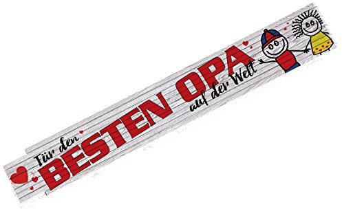 Zollstock Bester Opa der Welt Meterstab Geschenk Großvater Opi 2m Holz