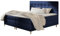 Boxspringbett Abenaki, Amerikanisches Continentalbett mit 2 Bettkästen, Holz Fuße, Doppelbett mit Lattenrost und Matratze, Bett mit Kopfteil Polsterbett Bettgestell (Magic Velvet 2216, 180 x 200 cm)