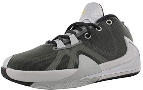 Nike Freak 1 (Gs) Sneaker, Smoke Grey/Metallic Silver-Metallic Gold, 38.5 EU